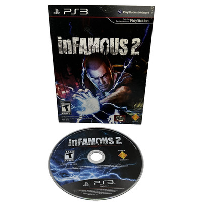 inFamous 2 (Sony PlayStation 3 PS3, 2011 Carboard Sleeve) Not For Resale TESTED