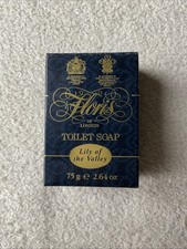 Image of FLORIS OF LONDON Lily Of The Valley Luxury Bath Soap 150g New Vintage Boxed 
