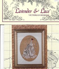 Lavender  Lace The Bride CROSS STITCH Pattern Victorian Designs Graph Wedding
