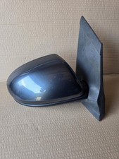 07-14 Mazda 2 O/s Drivers Door Mirror Wing Mirror Powerfold Grey #0707