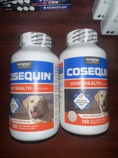 2x Cosequin Joint Health Supplement for Dogs 180 Chewable Tablets Each 6/28