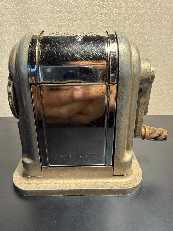 Boston Ranger 55 Pencil Sharpener 6-Hole Adjustable Selector Mid century Works - Image 2 of 4