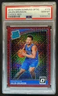 2018-19 Donruss Optic Jalen Brunson Choice Red RC #54/88 Mavericks PSA 10