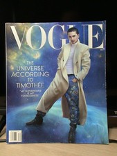 American VOGUE Magazine Timothee Chalamet December 2025 Issue No Label