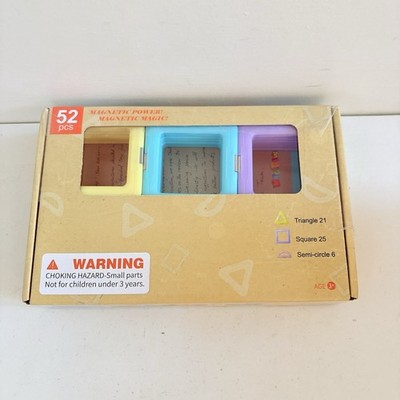 52 Pieces MAGNETIC POWER MAGNETIC MAGIC Building Tiles