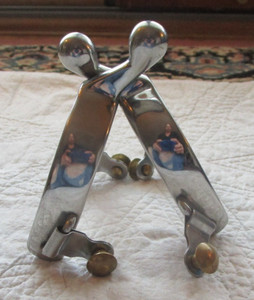 WOMENS 2 3/4" WESTERN BALL SHANK SPURS