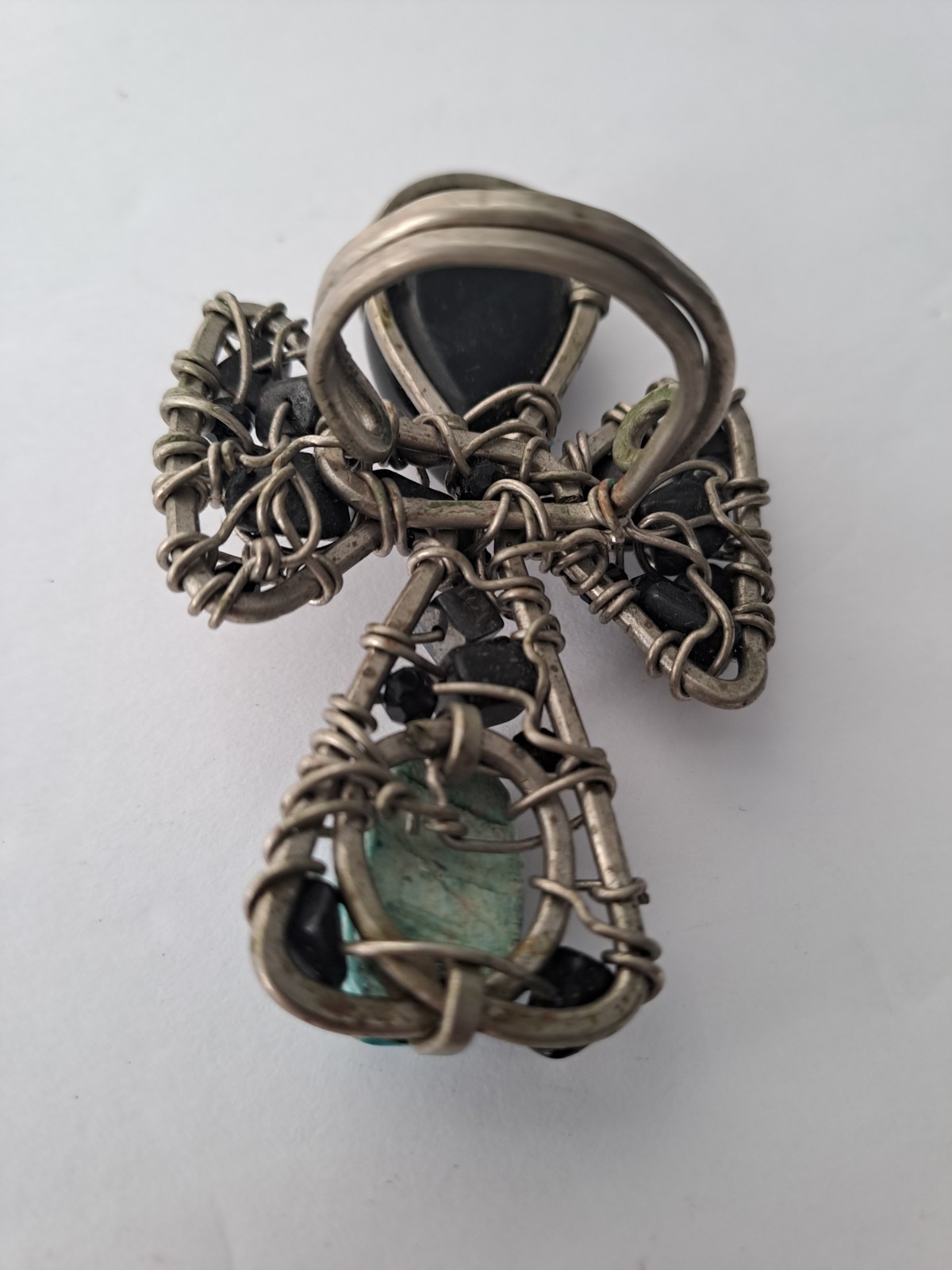 Adjustable semi-precious stone ring - image 2