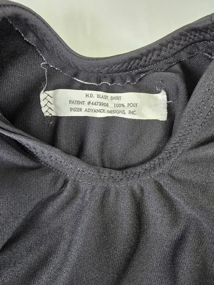 Inzer H.D. (Heavy Duty) Bench Shirt 26 Black Very Small Kid Size Polyester - Image 3 of 4