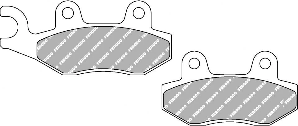 Plaquette de frein Ferodo pour Moto ROYAL ENFIELD 500 Bullet 2009 à 2022 AV Neuf - Photo 2/3