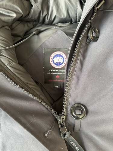 Canada Goose  Chilliwack Bomber Jacket Medium M Fur  Navy Blue Authentic - Bild 5 von 8