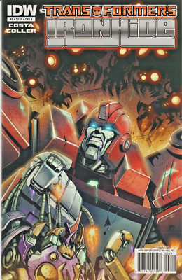 TRANSFORMERS IRONHIDE #2    MARCELO MATERE VARIANT  IDW   2010  NICE!!!