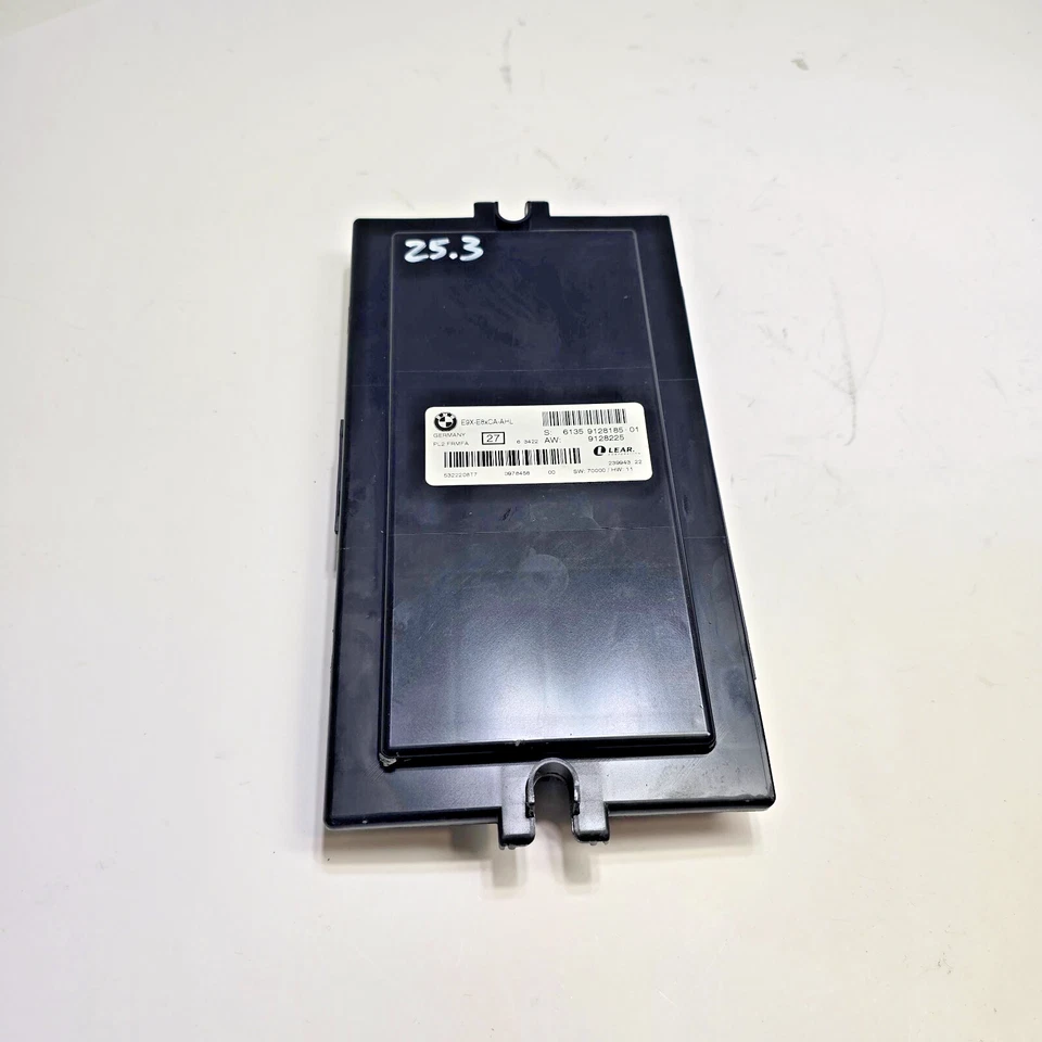 07-10 BMW E90 E92 328i 335i FOOTWELL CONTROL MODULE LEAR 6135 9128185-01 OEM - Image 2 of 4