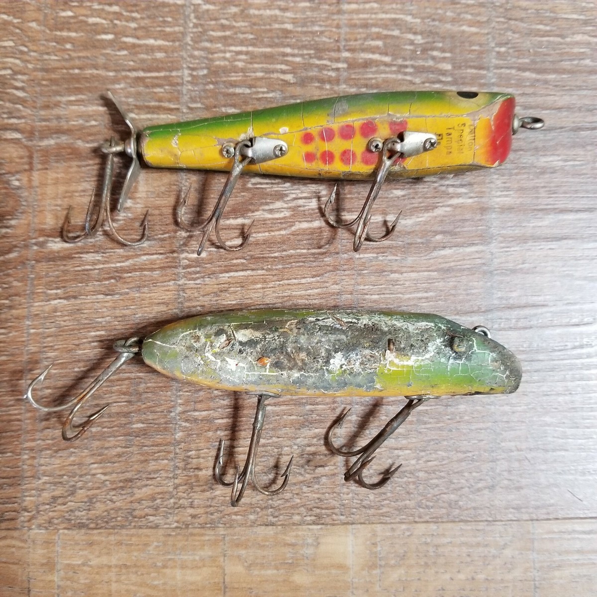 Vintage Used Wood Fishing Lures DALTON SPECIAL Tampa is