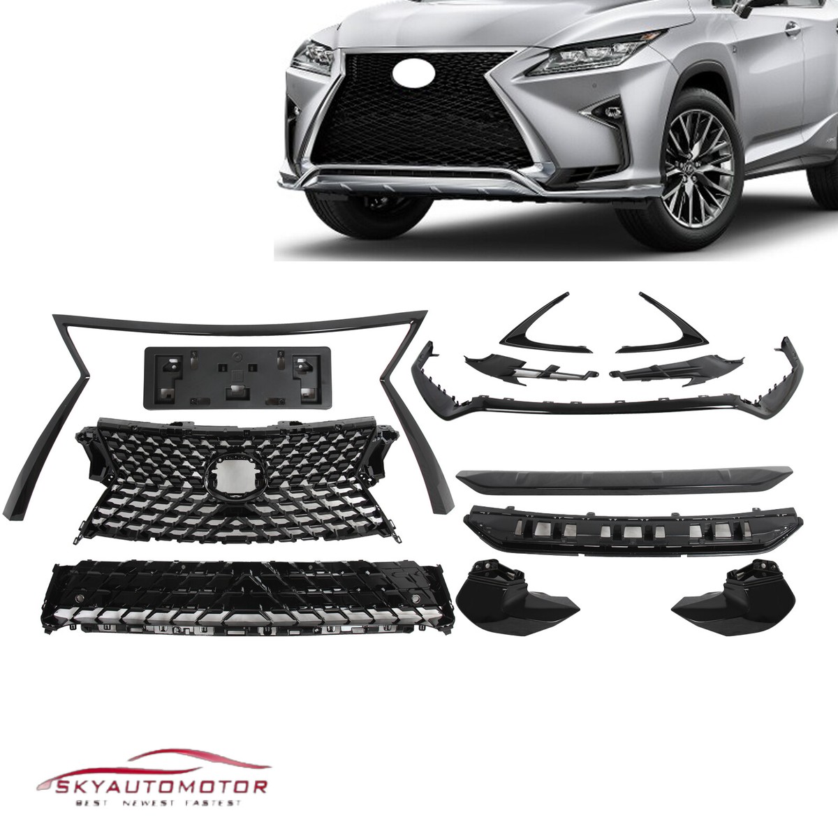 Full Hood Kit Bulk Hybrid Kit | LEXUS RX 350 F SPORT 2019 Full Hood Kit Bulk Hybrid Kit | LEXUS RX 350 F SPORT 2019