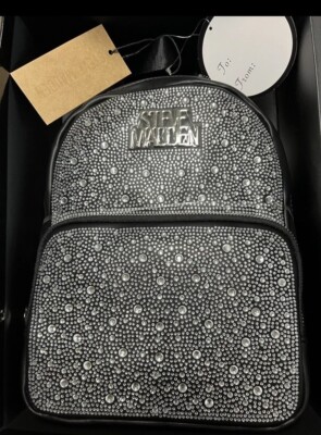 Steve Madden Backpack and Beanie STEVE MADDEN GIFT SET - Bling Rhinestone Backpack Bag +  main image 4