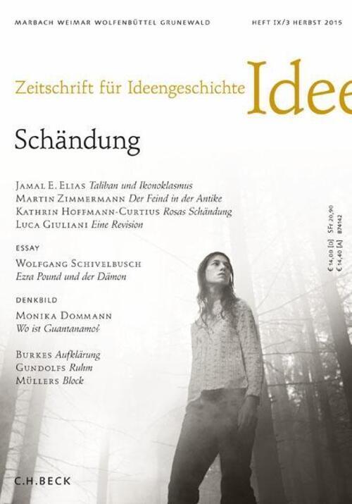 Thumbnail - Ethel Matala De Mazza | Zeitschrift Für Ideengeschichte Heft Ix/3