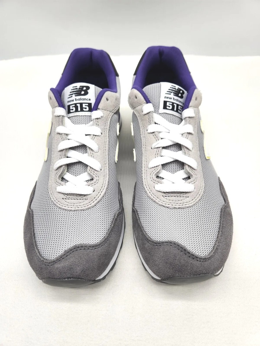New Balance 515 Men Size 11.5 D Sneaker Gray Black Lemon Purple Shoes ML515SL3 New Balance 515 Men Size 9 Sneaker Gray Black Lemon Purple  main image 4
