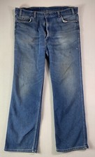 vtg Levis 517 Jeans Mens 42x32 Blue Denim Made in USA 80s Act: 40x30 Issues
