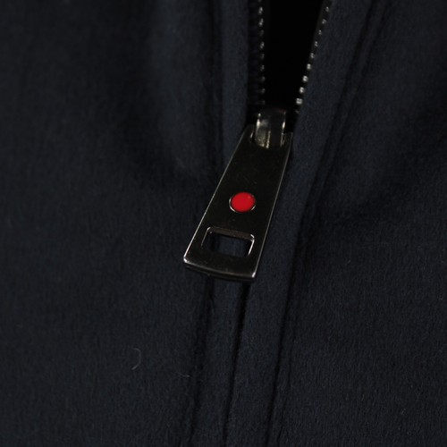 Kired Kiton NWT Kitr Cashmere Reversible Jacket Size 50 (M US) In Blue & Black - Picture 2 of 13