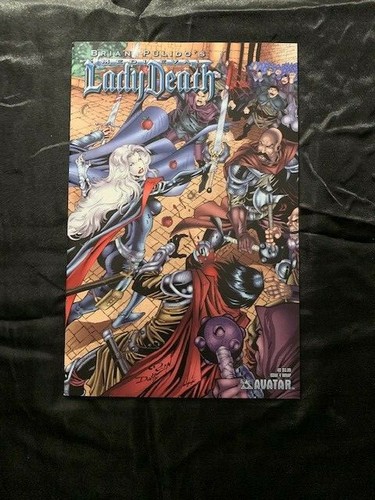 AVATAR BRIAN PULIDO MEDIEVAL LADY DEATH #4 WRAP PREMIUM DI AMORIM 3 COVERS - Picture 2 of 4
