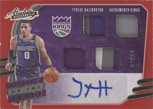2020-21 Panini Absolute Memorabilia - Tyrese Haliburton #TT4-THA