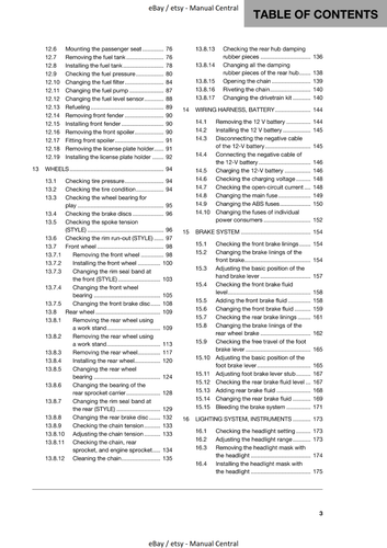 HUSQVARNA 2019 SVARTPILEN 701 & STYLE REPAIR WORKSHOP SERVICE MANUAL REPRINTED - Picture 3 of 7
