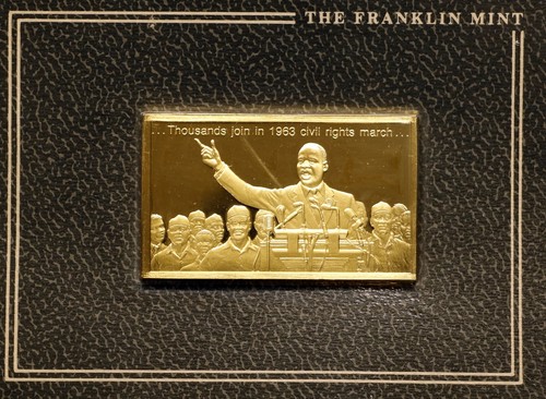 Proof Sterling Silver 1oz Ingot Bar Franklin Mint Thousands Join in 1963....#24 - Picture 4 of 6