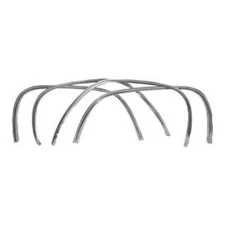 Fits 1966 Impala Wheel Well WheelWell Opening Moldings Trim Set 66 Chev Moldings