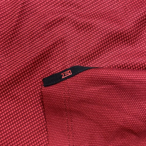 Polo Nike Golf Tiger Woods Estilo ADV DA2995 687 Domingo Rojo Negro Talla M ¡Raro! - Imagen 7 de 9