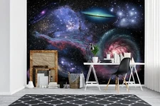 3D Cosmic Nebula ZHUA692 Wallpaper Wall Murals Removable Self-adhesive Ann