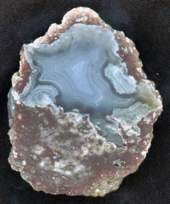 Achat/Agate Thunderegg von Bear Mountain, New Mexiko, USA selten - interessant !