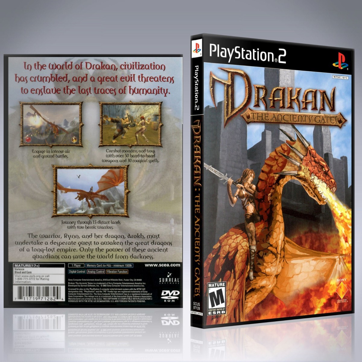 PS2 - NO GAME - Drakan - The Ancients Gates | eBay