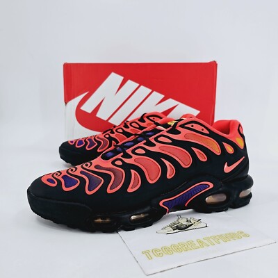 Nike Air Max Plus Drift All Day Mens Size 12.5 Shoes Black Crimson NEW | eBay