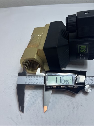 U.S. Solid High Pressure Electric Brass Solenoid Valve, 1"-Inch 12V DC - Picture 7 of 10