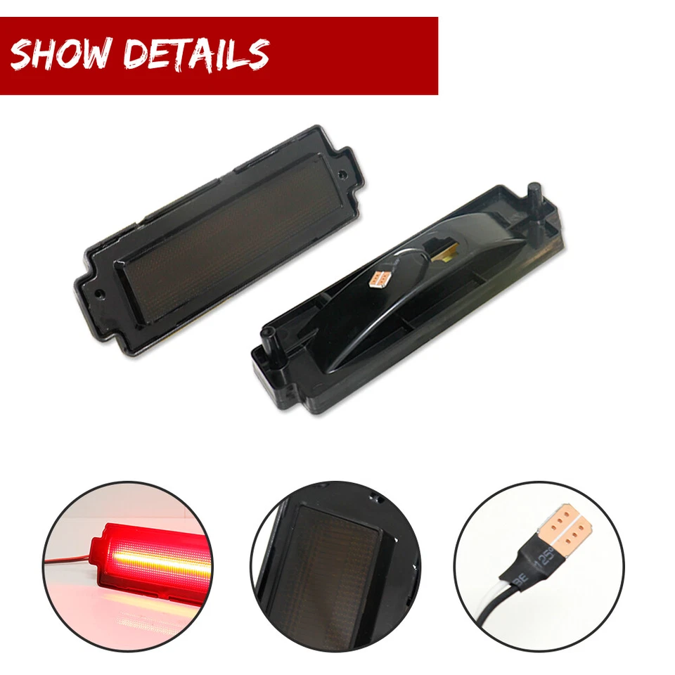 Luces de señalización LED delanteras + traseras completas ahumadas para Chevy Monte Carlo SS 1981-1988 Foto 4 de 4