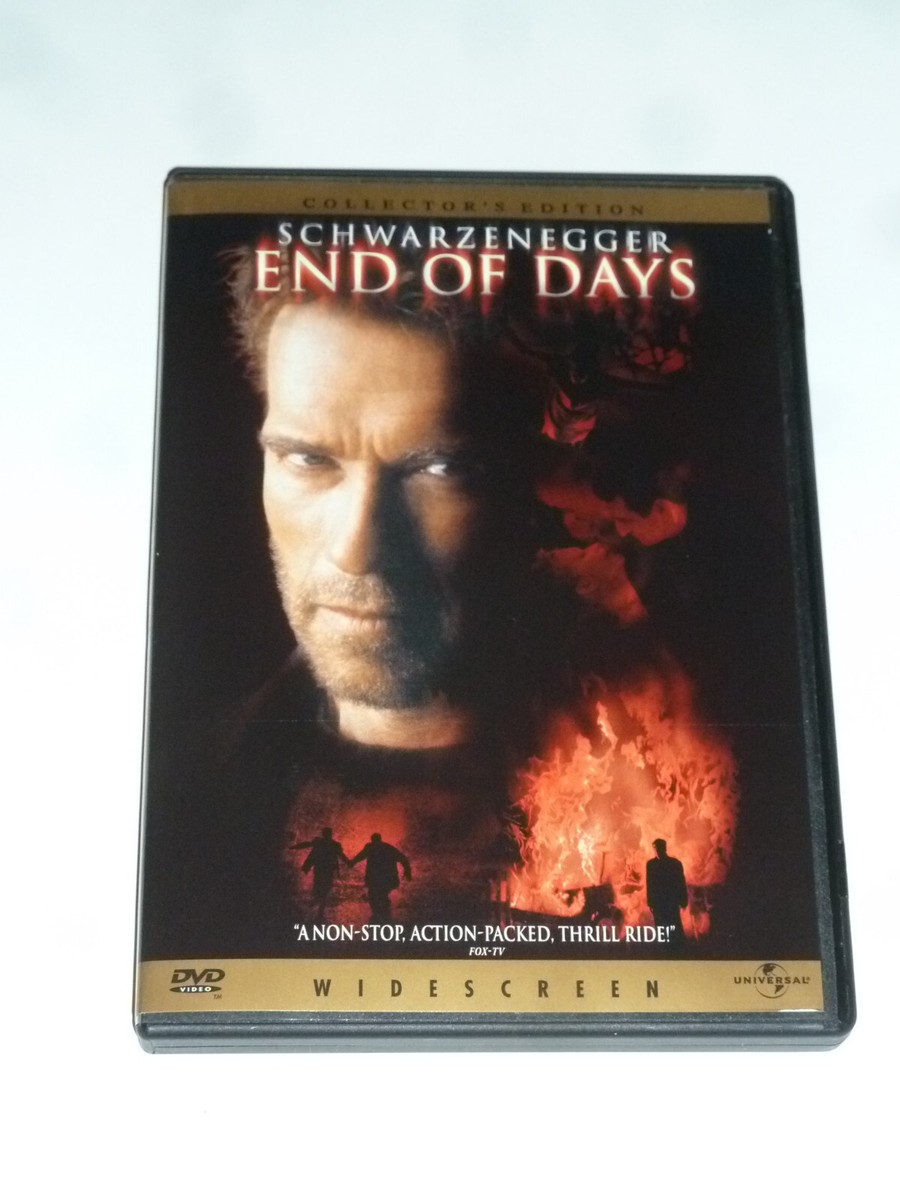 End of Days DVD 1999 thriller movie demonic apocalypse Arnold