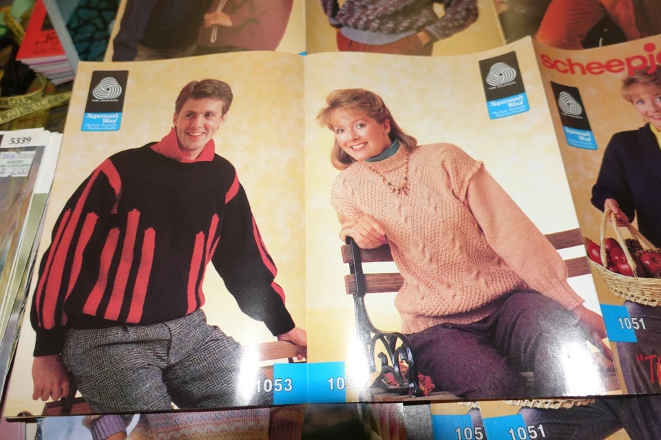 Scheepjeswol Knitting Pattern Leaflet 1051Jackets Sweaters  - Image 4 of 4