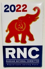 Russian Ntl Committee Pin Button 2020 RNC Politics Pin President Trump Pin Badge