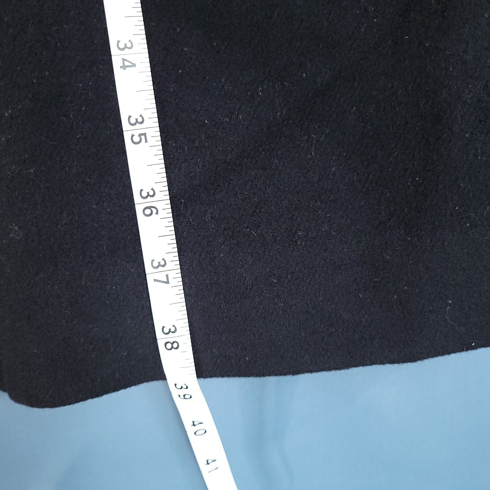 Ralph Lauren Men's Pea Coat Lined Wool Blend Black Actual Size 2X