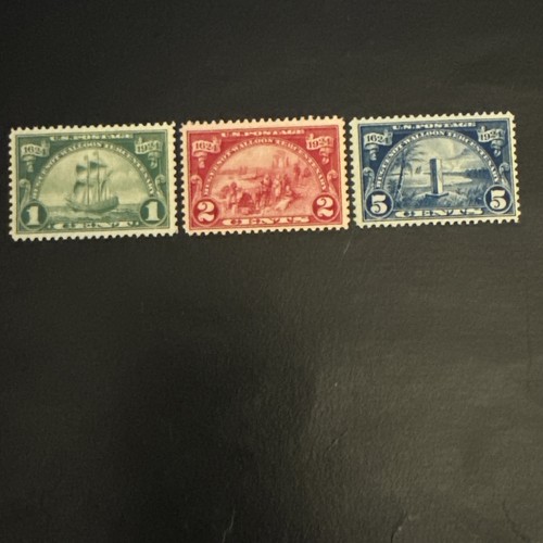 Us Stamp Scott #614 - 616  HUGUENOT WALLOON SET - MOGNH - VF - - Picture 1 of 2