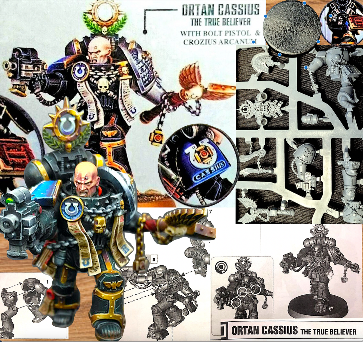 ORTAN CASSIUS Model: DEATHWATCH KILL-TEAM CHAPLAIN ~Games Workshop