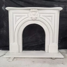 VICTORIAN STYLE MARBLE FIREPLACE MANTEL - RL1AW