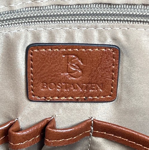 Bostanten Women's Brown Leather Laptop Tote Office Shoulder Tote Bag Size L - Picture 11 of 15