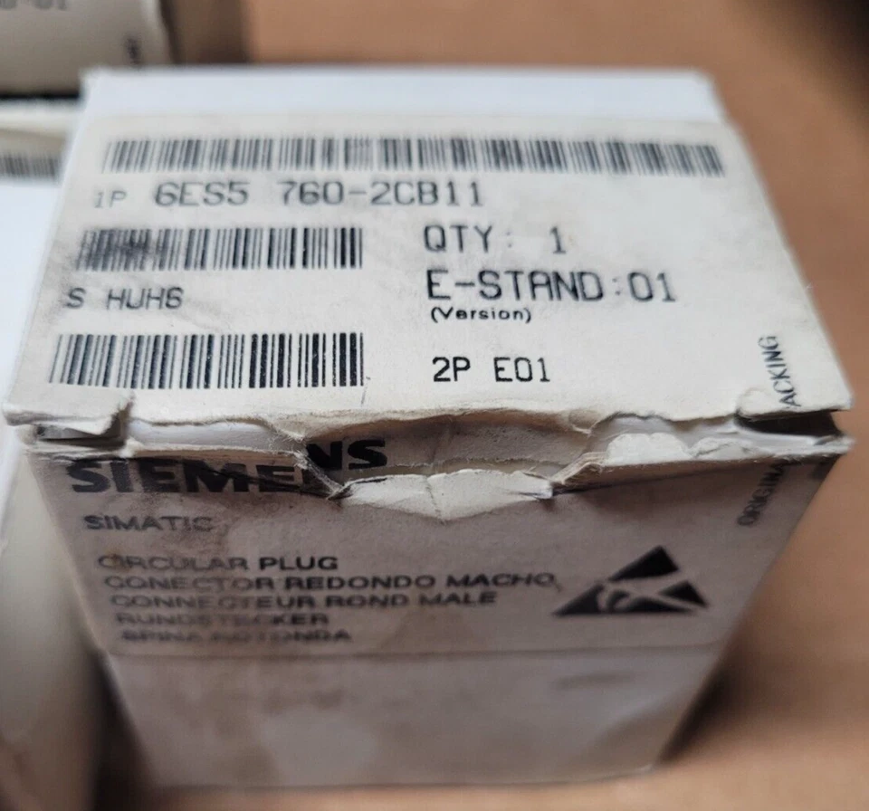 NEW Siemens 6ES5 760-2CB11, Circular 12 pin Plug Connector, 760-2CB11 Simatic - Image 2 of 2