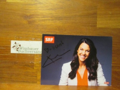 Original Autogramm Kiki Maeder SRF /// Autogramm Autograph signiert signed signe