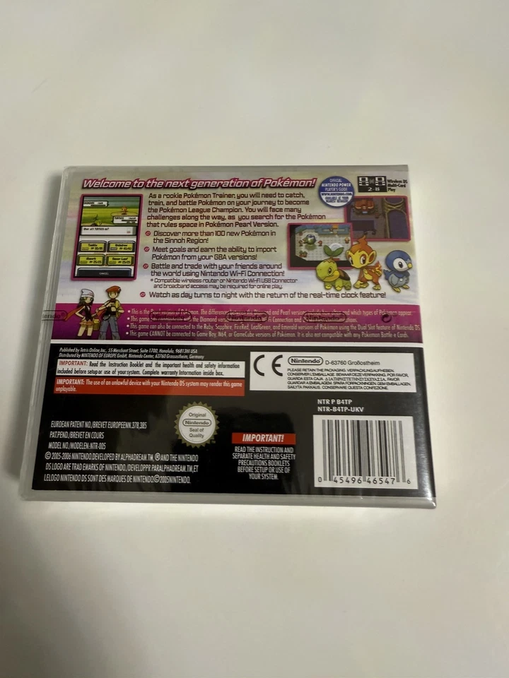 Pokémon Perl-Edition OVP, Nintendo DS, NEU !! - Bild 2 von 4
