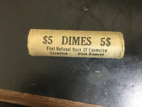 1954 S Roosevelt Dime  ROLL S - BU - Uncirculated - SILVER BR. Uncirculated