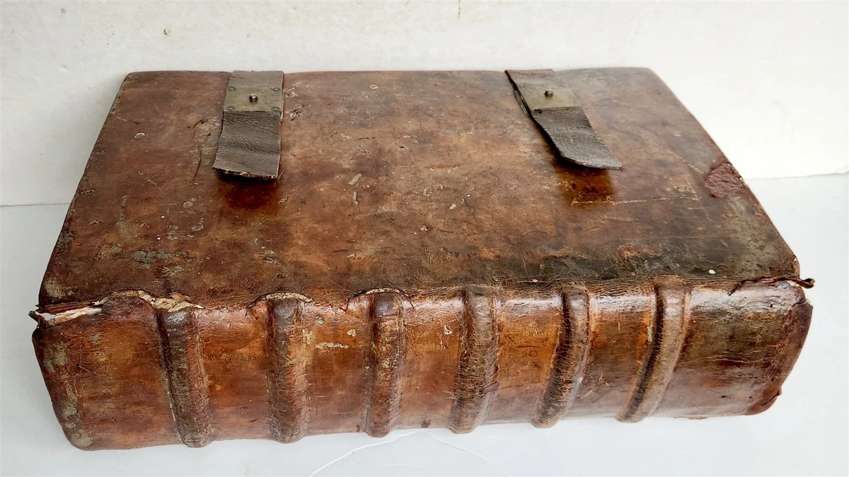 25+ Leather Religion Pre - 1700 Antiquarian & Collectible Books
