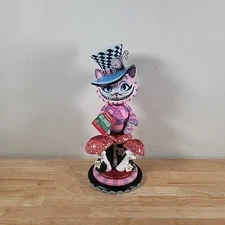 Kurt S. Adler HA0573 Hollywood Cheshire Cat Nutcracker, Multi-Colored, 15"