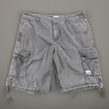 Pro Club Cargo Shorts Men s 42 Gray Heavyweight 100 Cotton Utility Pockets